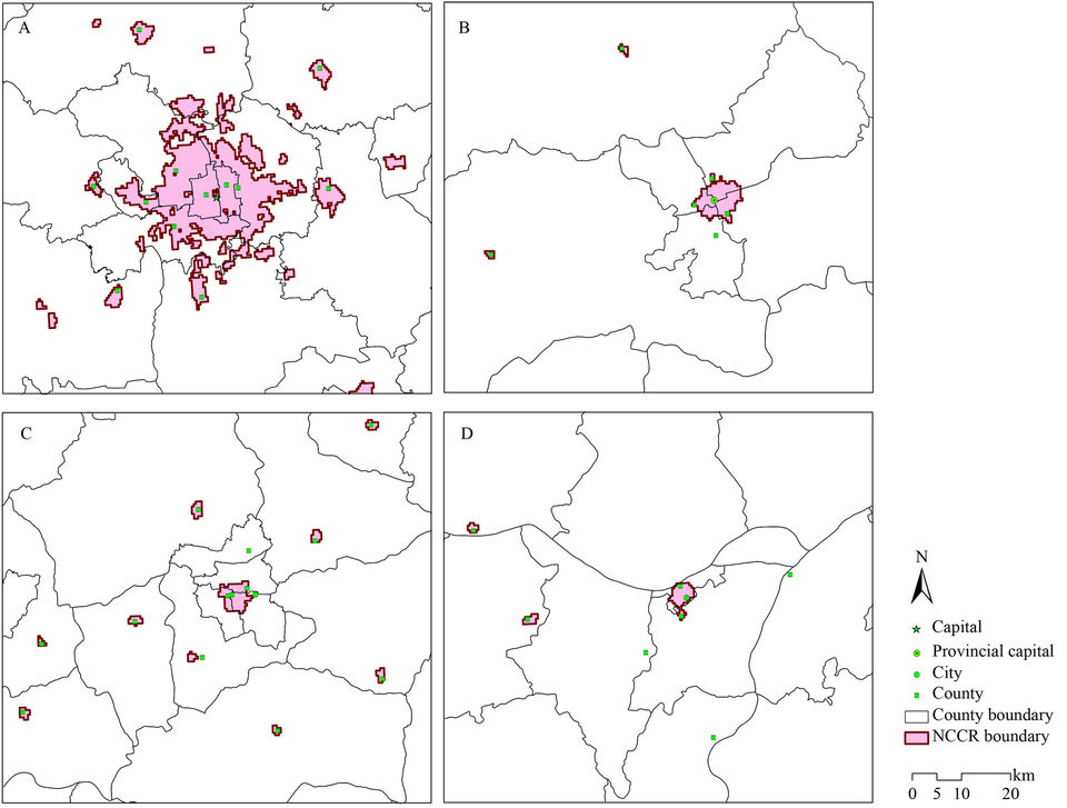 Boundaries and Blocks in Redefined Cities of China 2011 & 2016