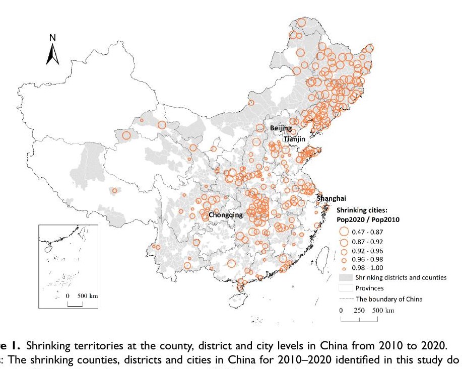人口收缩时空变化及其对城镇化影响研究