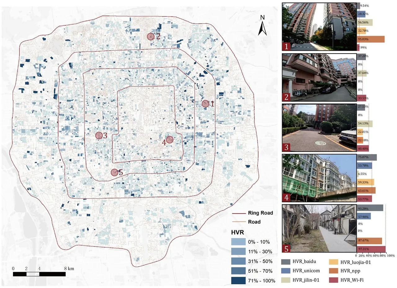 Housing vacancies in Chinese cities