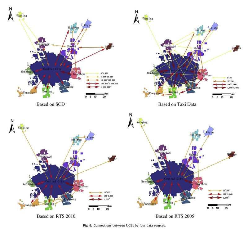 Evaluating the effectiveness of urban growth boundaries using human mobility and activity records