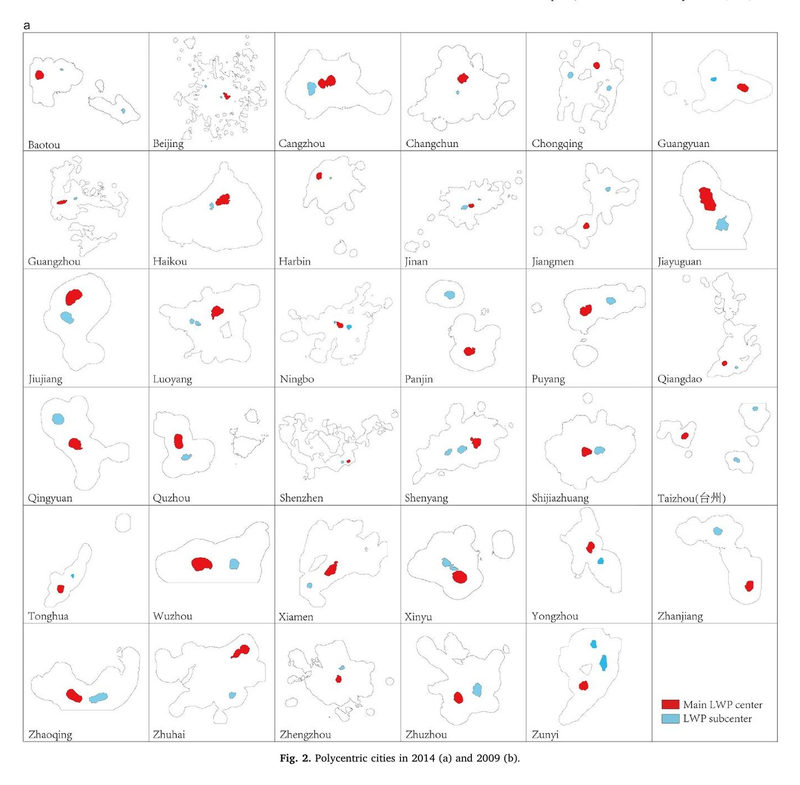 Live-Work-Play Centers of Chinese cities: Identification and temporal evolution with emerging data