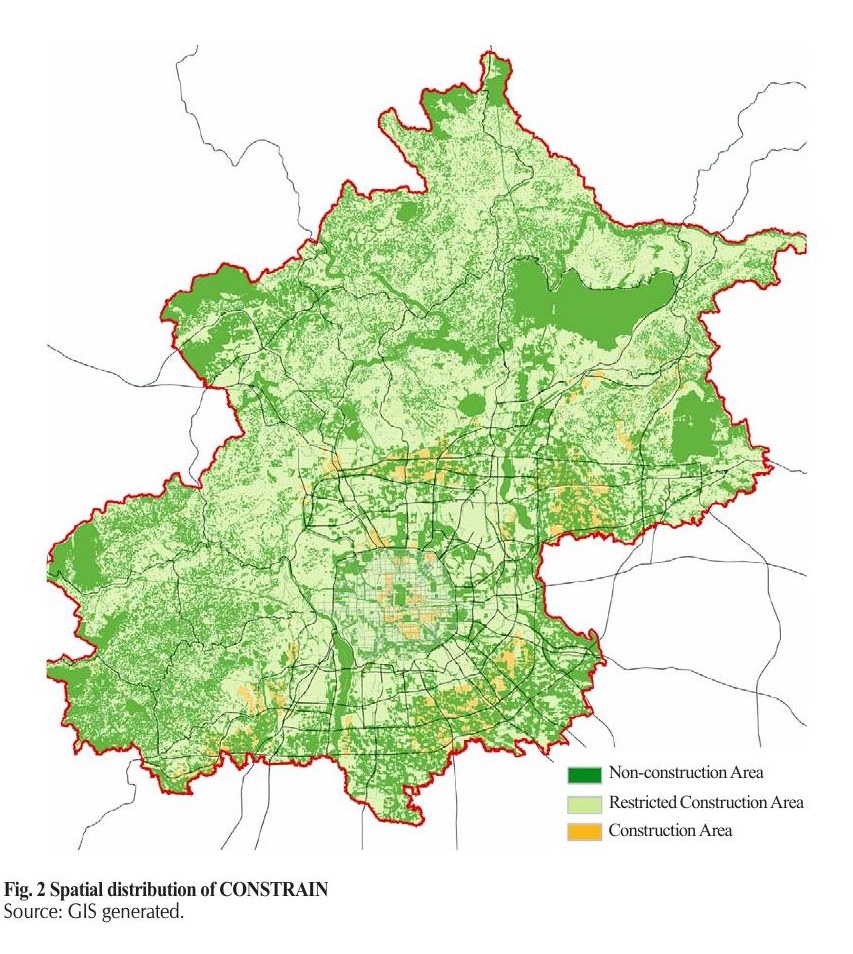 A Constrained CA Model for Planning Simulation Incorporating Institutional Constraints