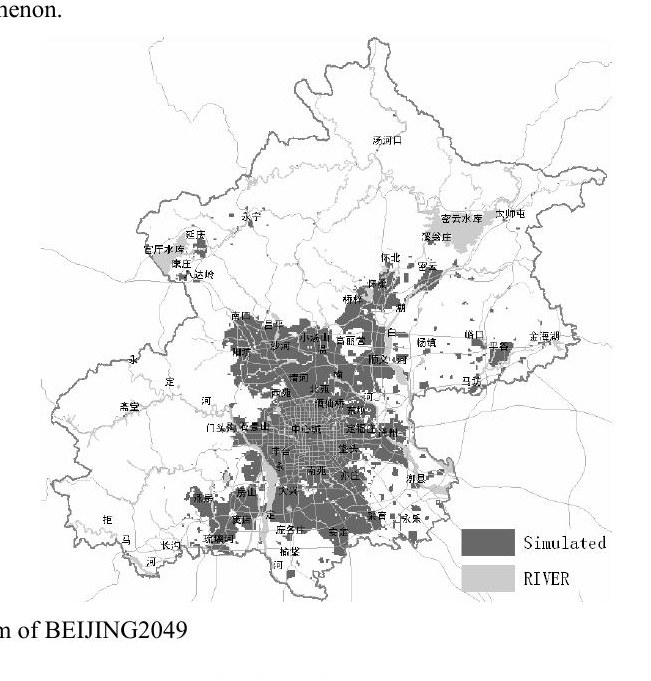 BUDEM: an urban growth simulation model using CA for Beijing metropolitan area