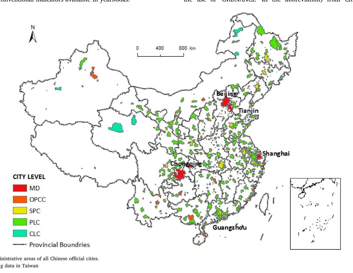 Understanding uneven urban expansion with natural cities using open data