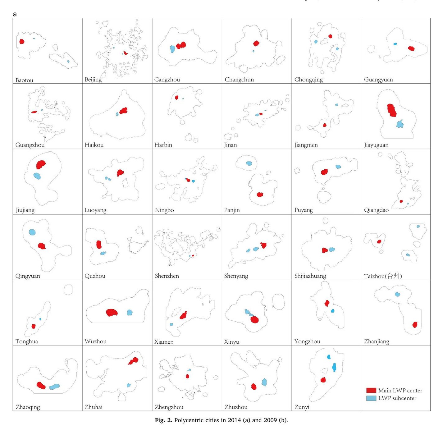 Live-Work-Play Centers of Chinese cities: Identification and temporal evolution with emerging data