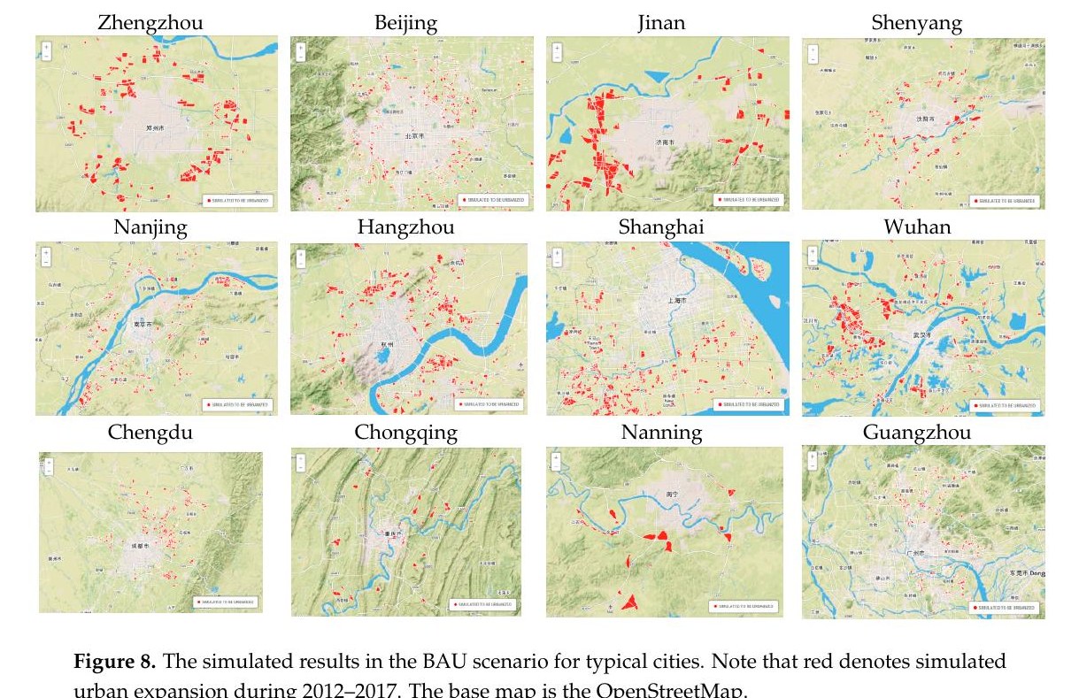 Simulating Block-Level Urban Expansion for National Wide Cities