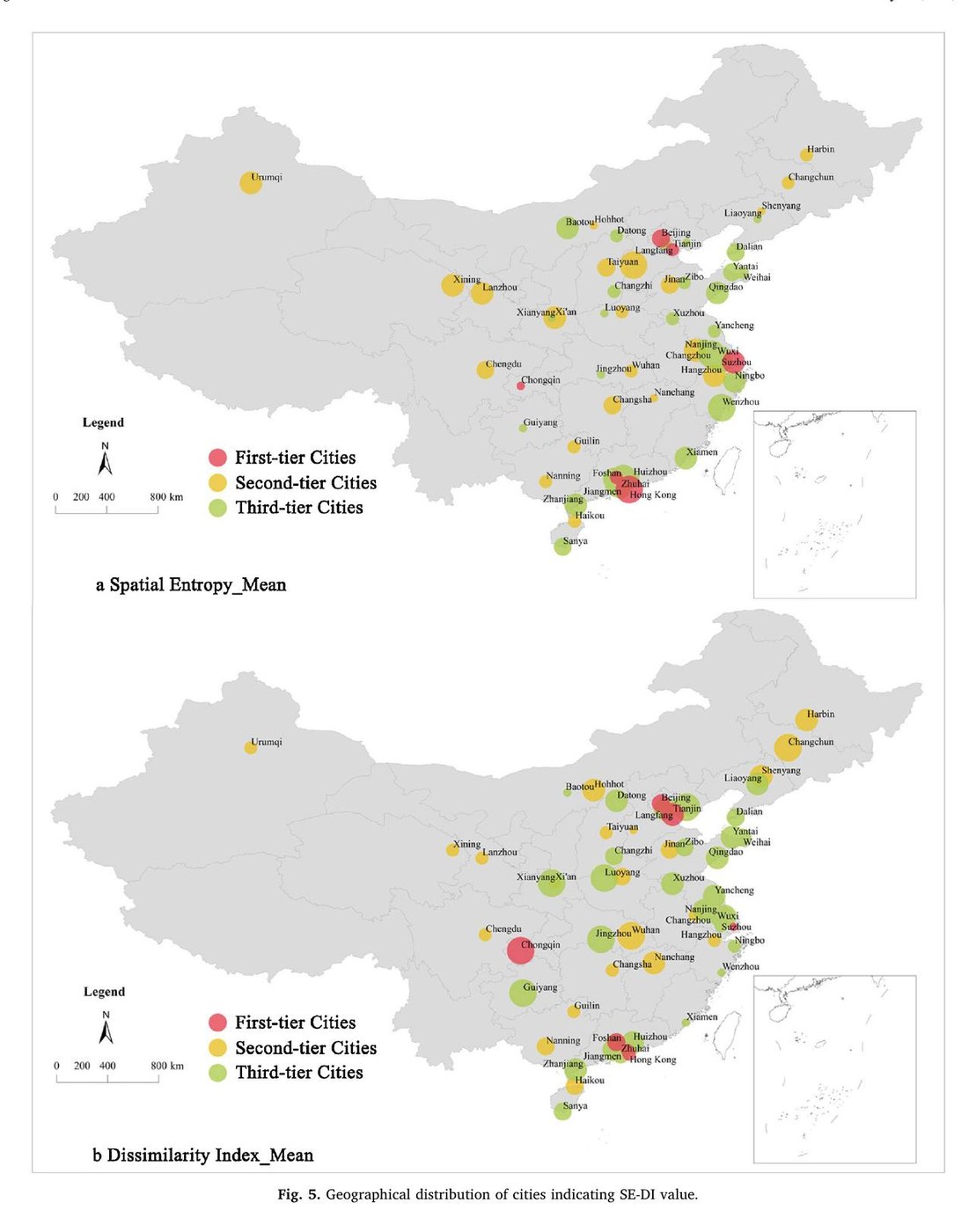 Rediscovering Chinese cities through the lens of land-use patterns