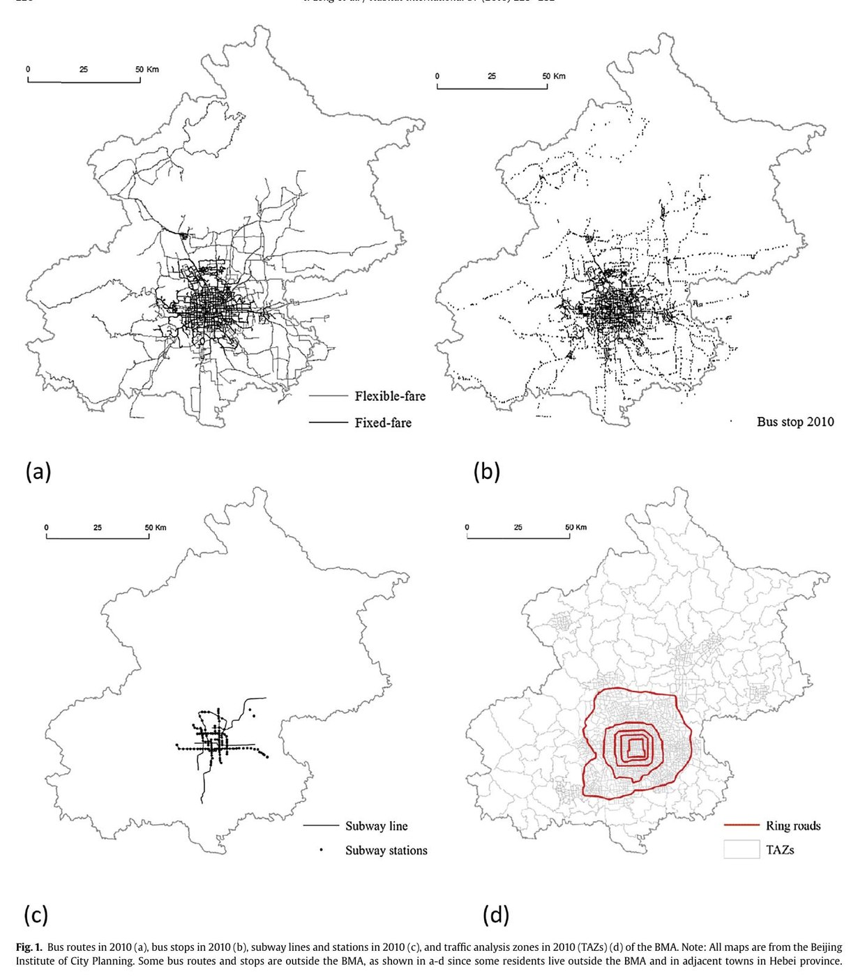 Early birds, night owls, and tireless/recurring itinerants: An exploratory analysis of extreme transit behaviors in Beijing, China
