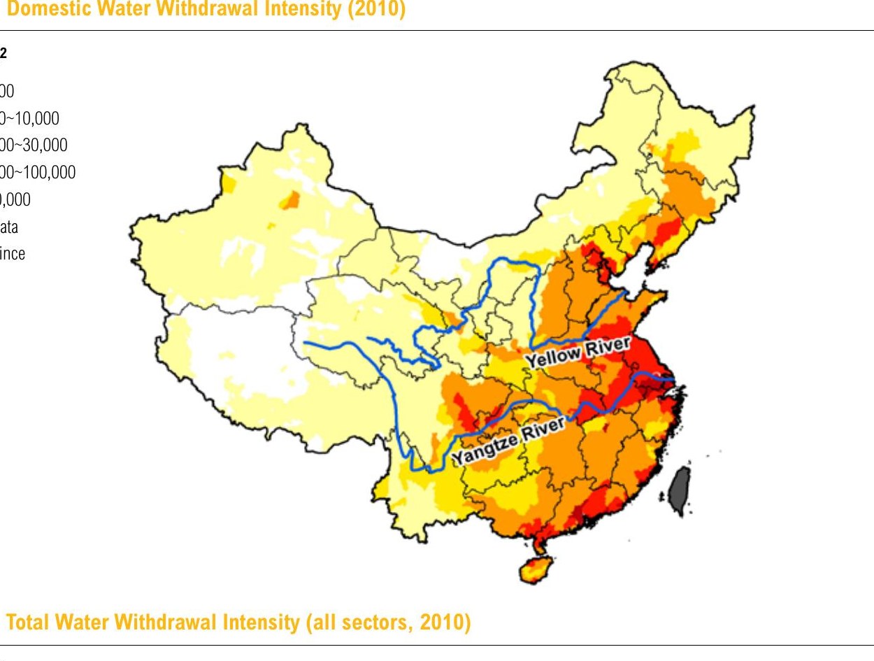 Baseline Water Stress: China