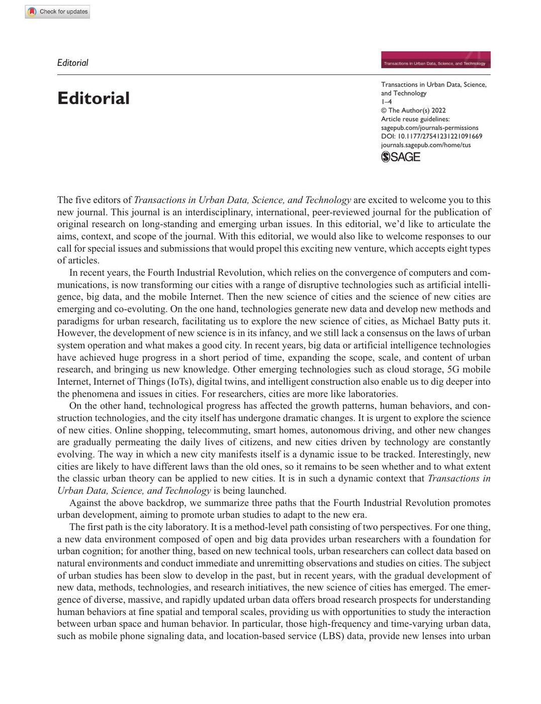 Editorial
