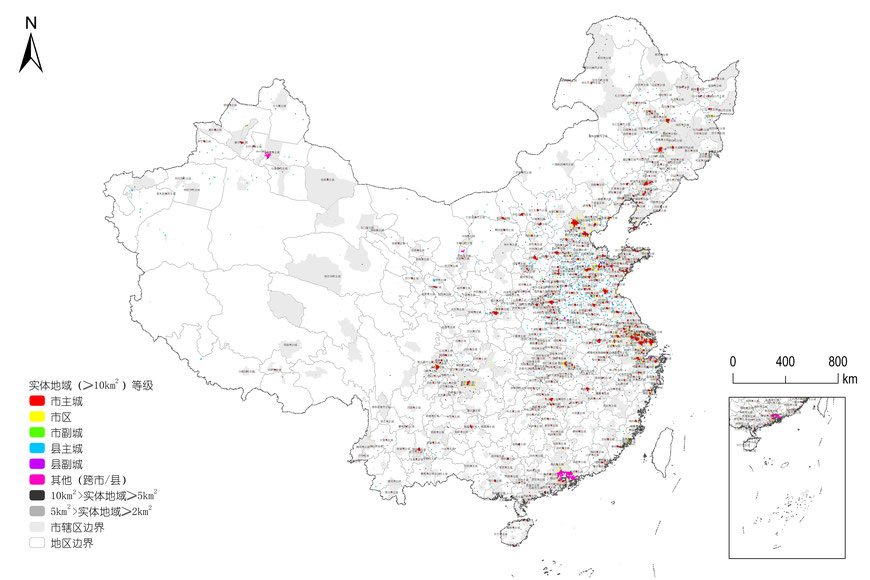 Spatial Cities of China 2015
