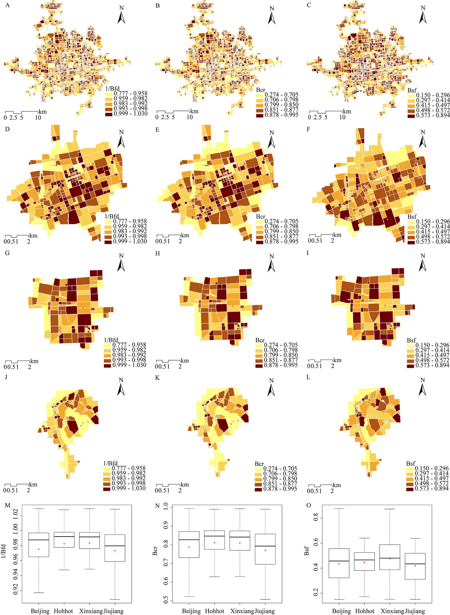 Boundaries and Blocks in Redefined Cities of China 2011 & 2016