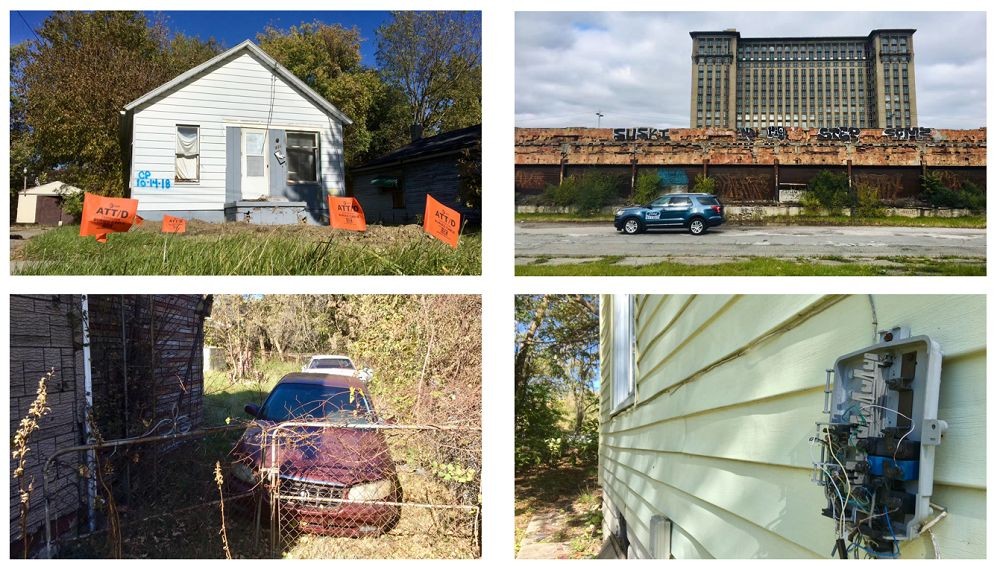 Shrinking-city scenes reproduced in the City Data Group report