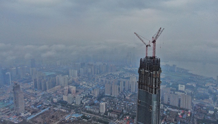 City skyline used by Jiemian for its shrinking-city interview