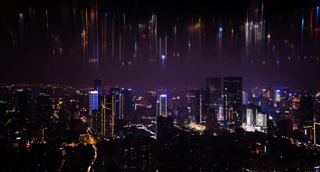 Urban night view reproduced in Tencent News' archived report